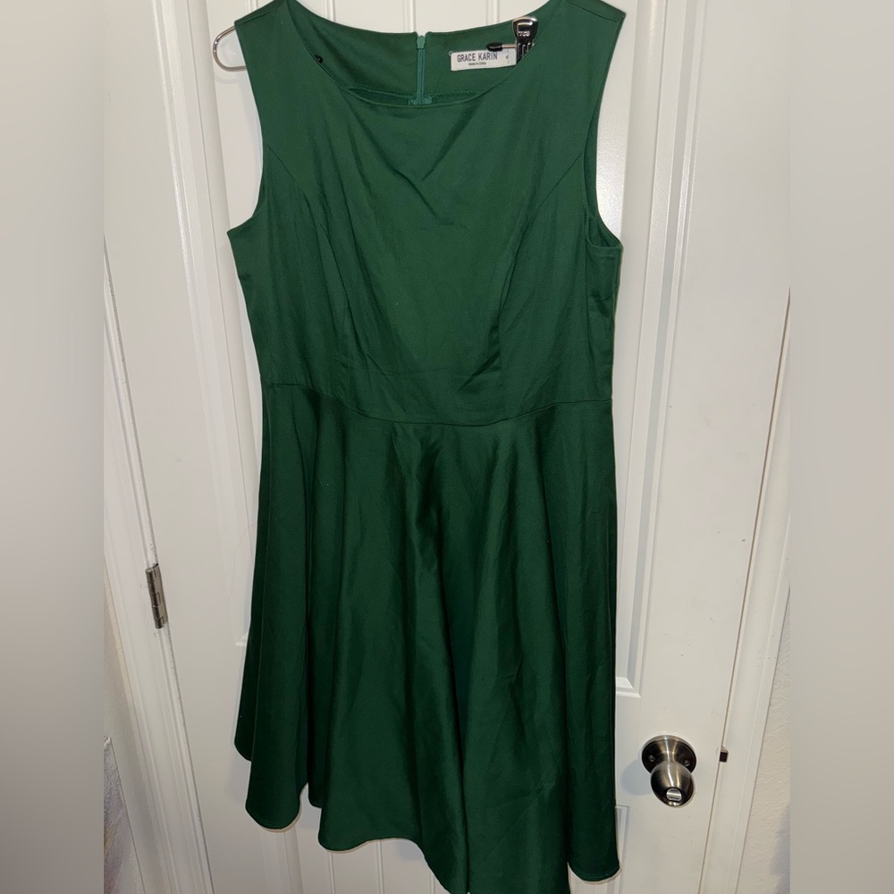 Grace Karin Green Mini Dress Perfect for Parties - Picture 2 of 11